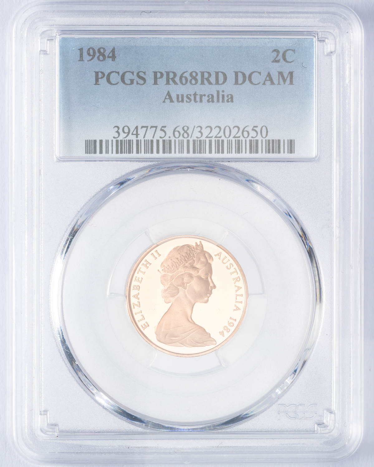 Elizabeth II, Two Cent, 1984, PCGS PR68DCAM