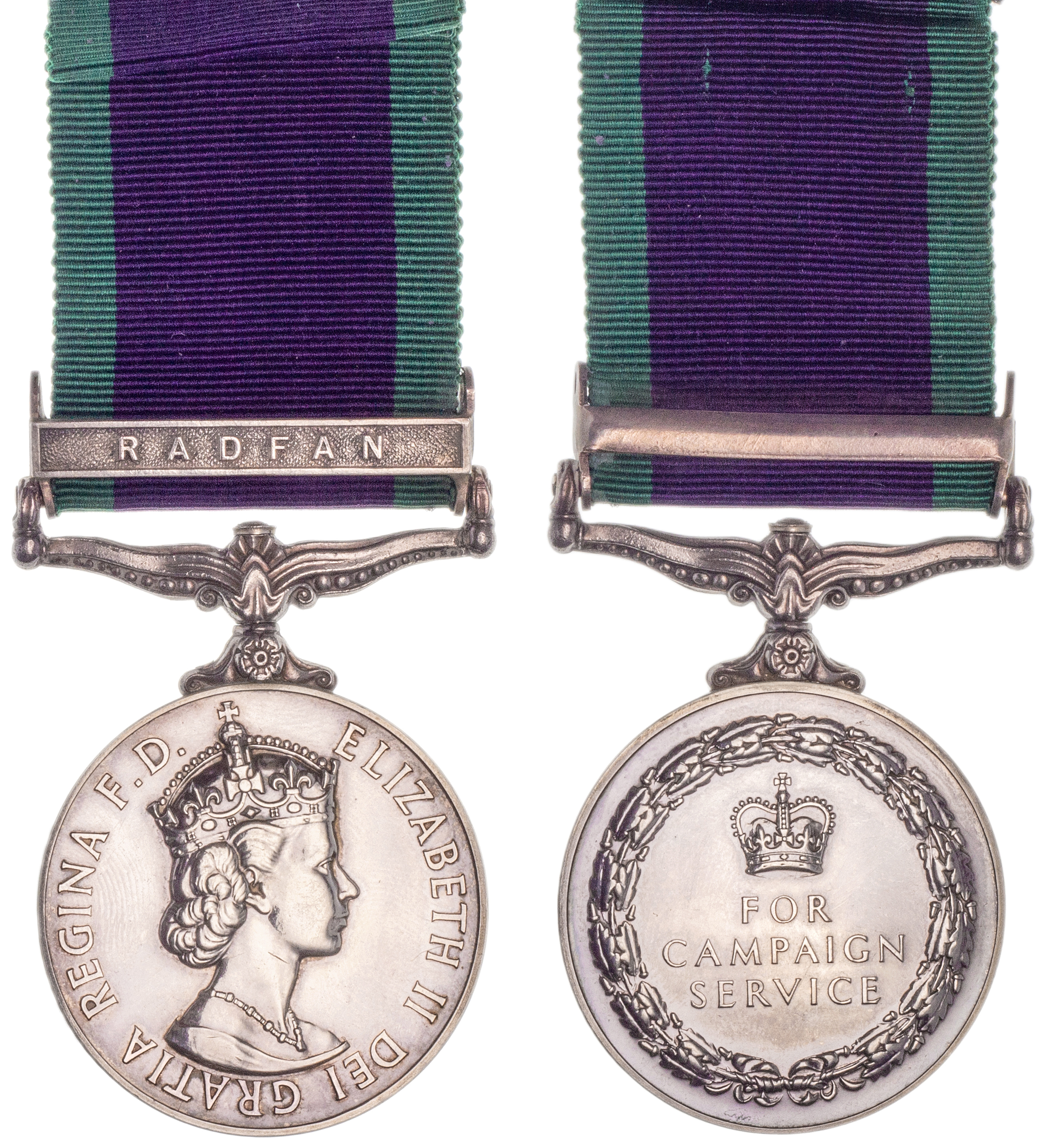 Great Britain, Elizabeth II, Campaign Service Medal, 1962, aUNC
