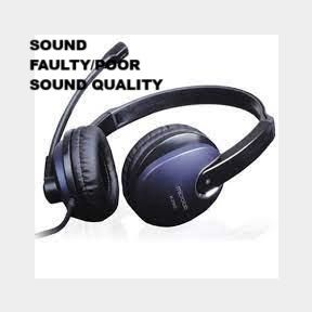 Microlab K290 Audiophile Headset MIC-Black - ML-K290-SOUND FAULTY/POOR SOUND QUALITY-51724/1672-bar 6945198840110