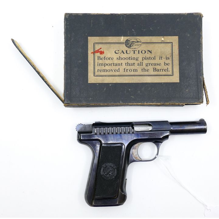Savage Model 1907 .32 Automatic Pistol Serial #84784 with Box