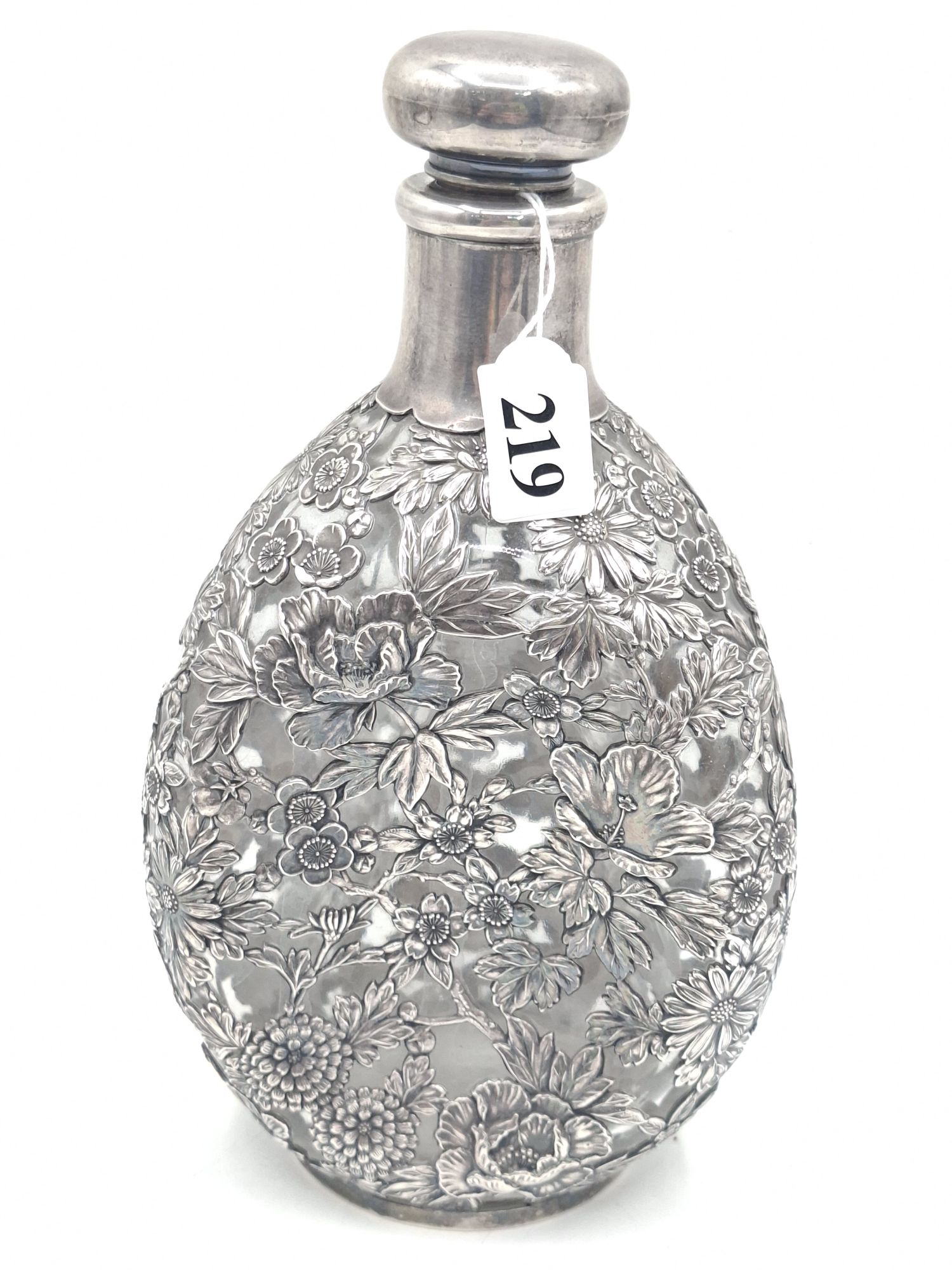 219 · KOBE JAPAN LIQUOR C.1950'S FLASK