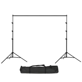 GajToys Adjustable Photography Backdrop Stand Frame Kit Black | INCOMPLETE