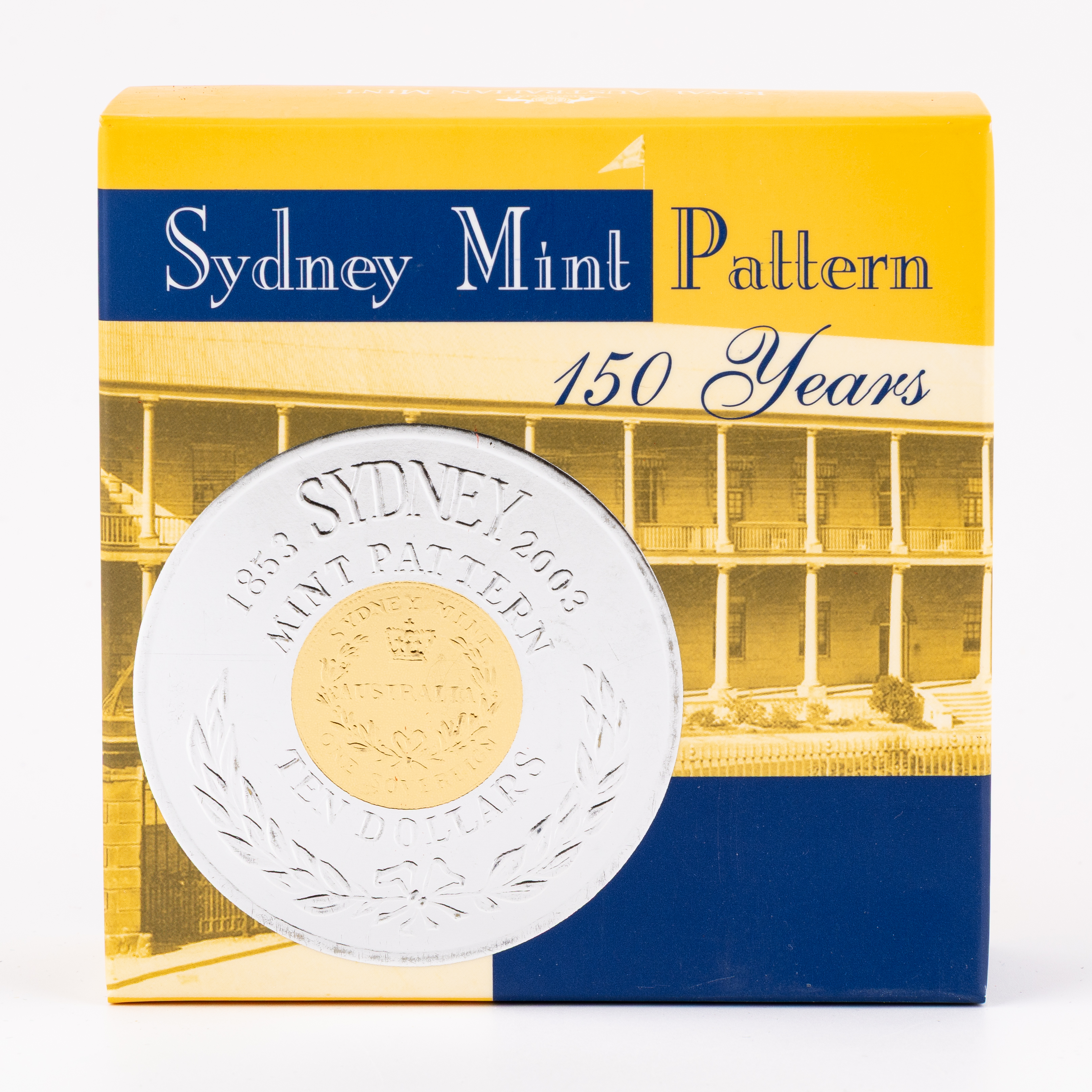 Elizabeth II, RAM - Sydney Mint Pattern 150 Years, Ten Dollars, 2003, FDC