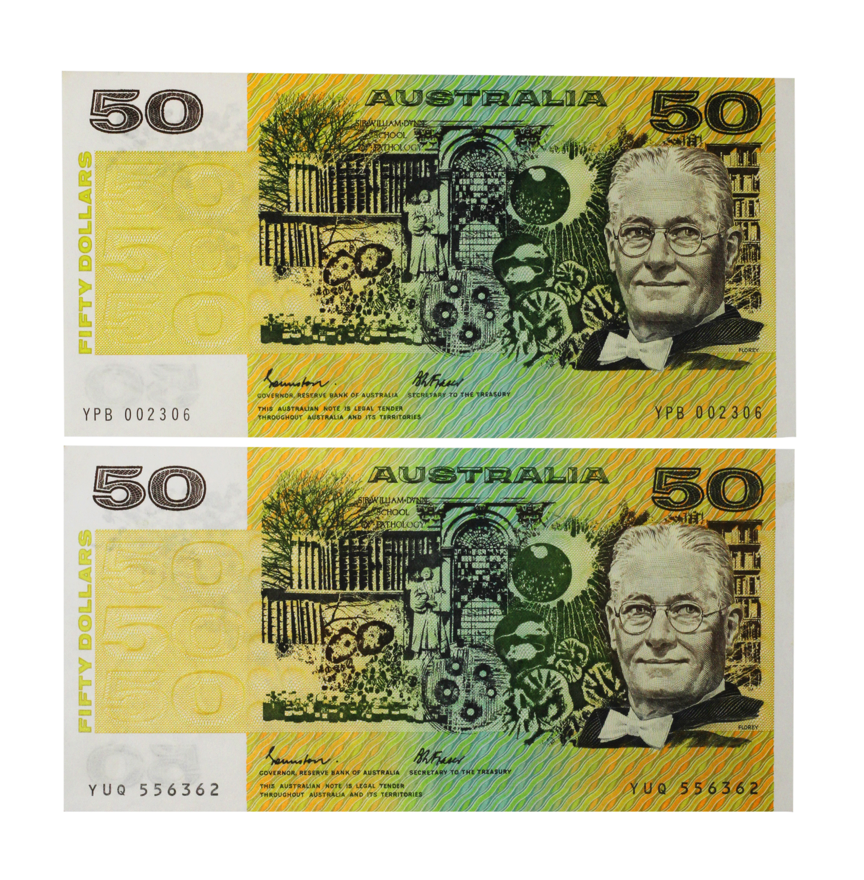 2058. · Fifty Dollars, 1985, UNC