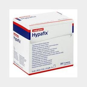 Leukoplast Hypafix Dressing Fixation Adhesive Non-Woven Fabric Dressing Plaster Tape - 1 Pack 5cm(w) x 10m(l) Roll.- 51743/2660