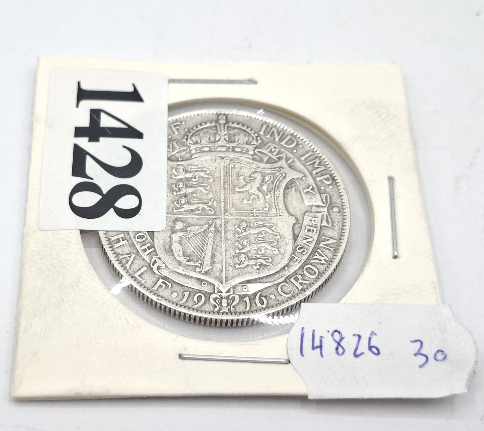 1916 British Half Crown