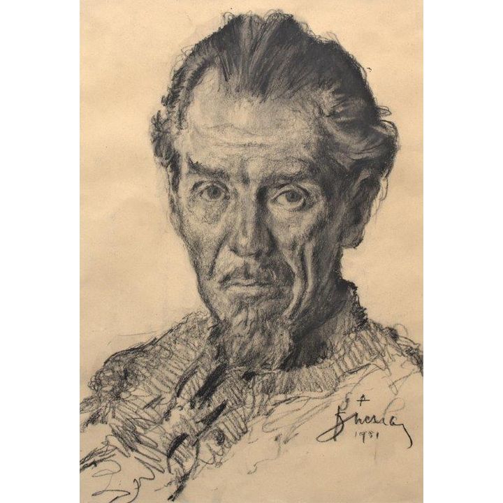 Antoni Suchanek | Autoportret, 1951