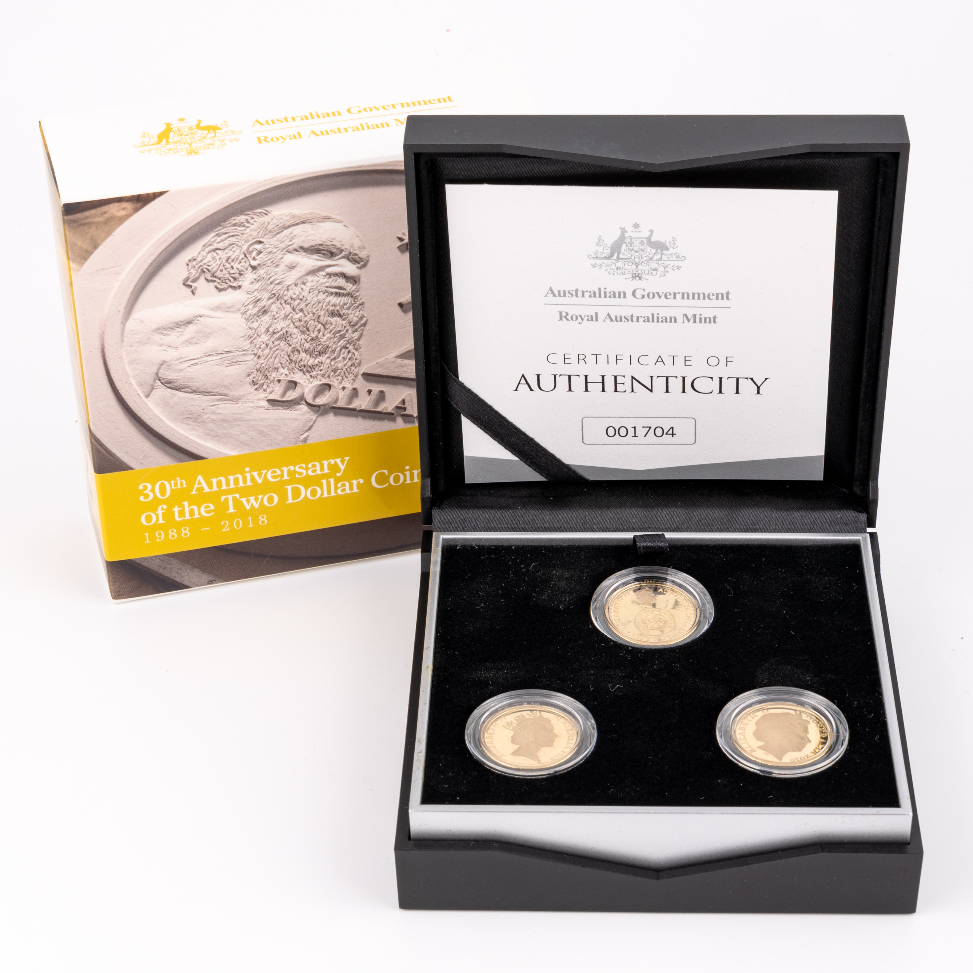 Elizabeth II, 30th Anniversary of the Two Dollar Coin , Two Dollars, 2018, FDC