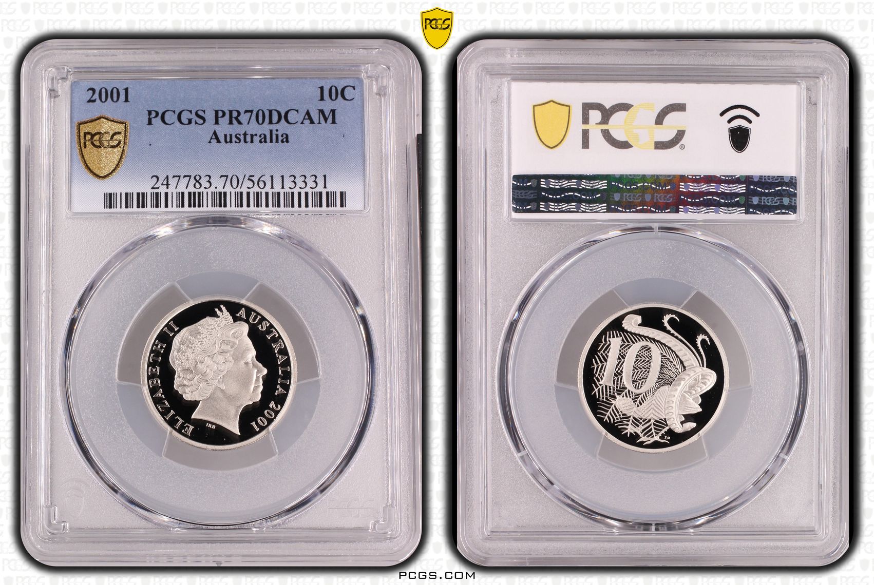Ten Cent, 2001, PR70DCAM