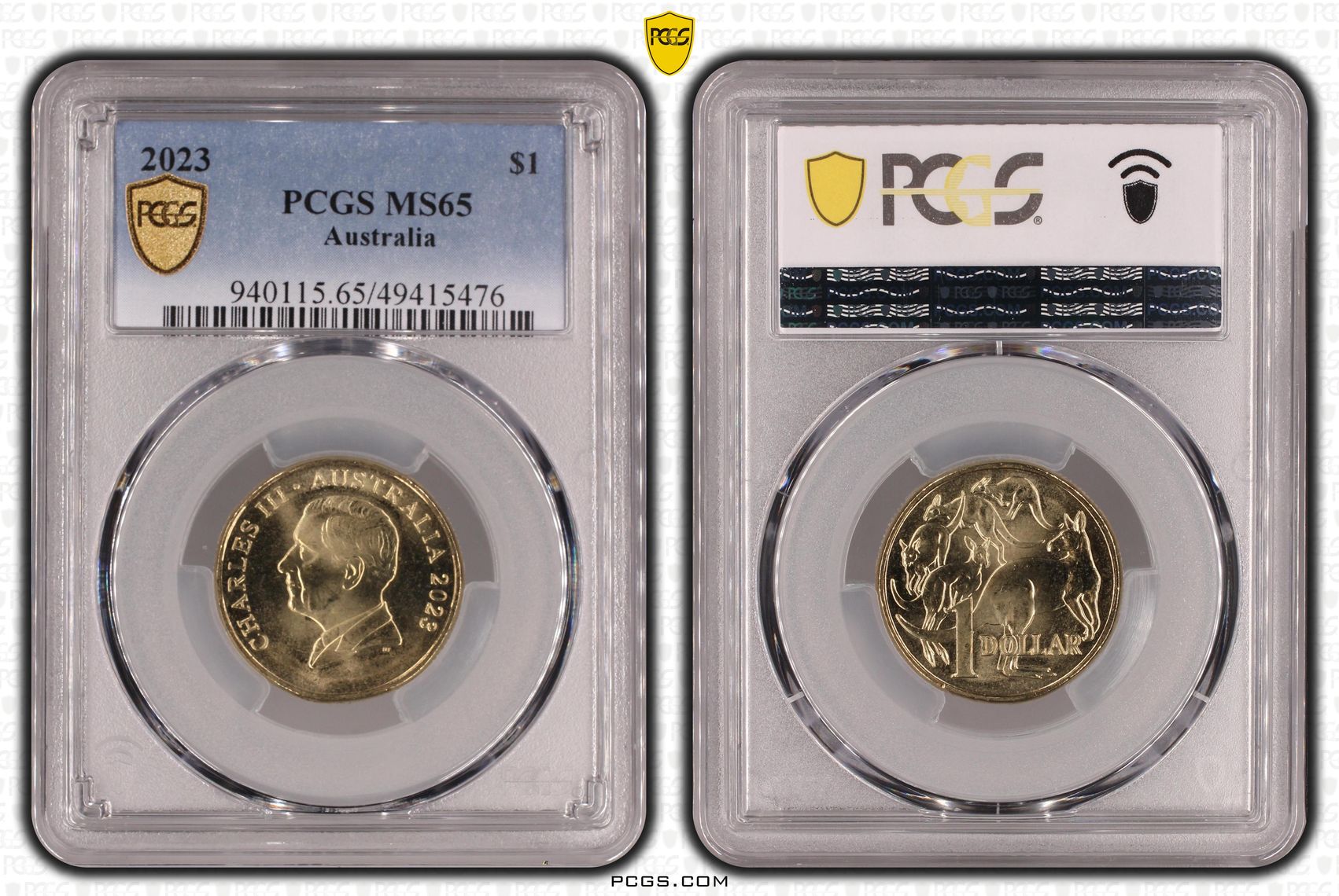 319 · One Dollar, 2023, PCGS MS65