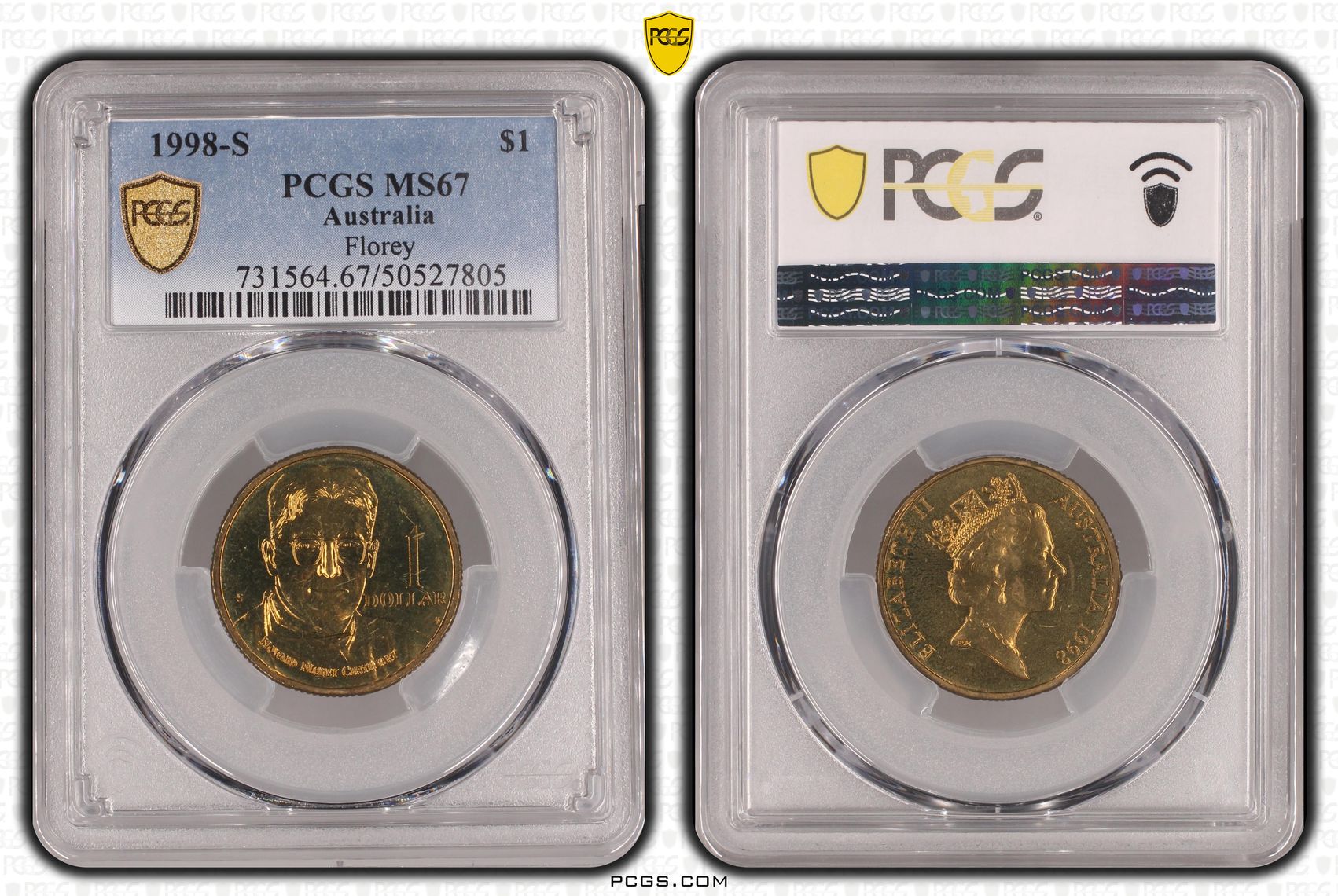 Florey, One Dollar, 1998-S, PCGS MS67