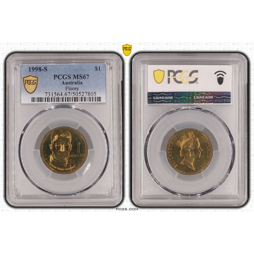 Florey, One Dollar, 1998-S, PCGS MS67