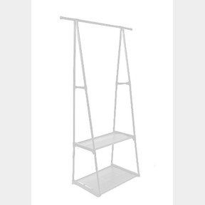 DURABLE 2-TIER CLOTHES/COAT STORAGE ORGANIZER RACK