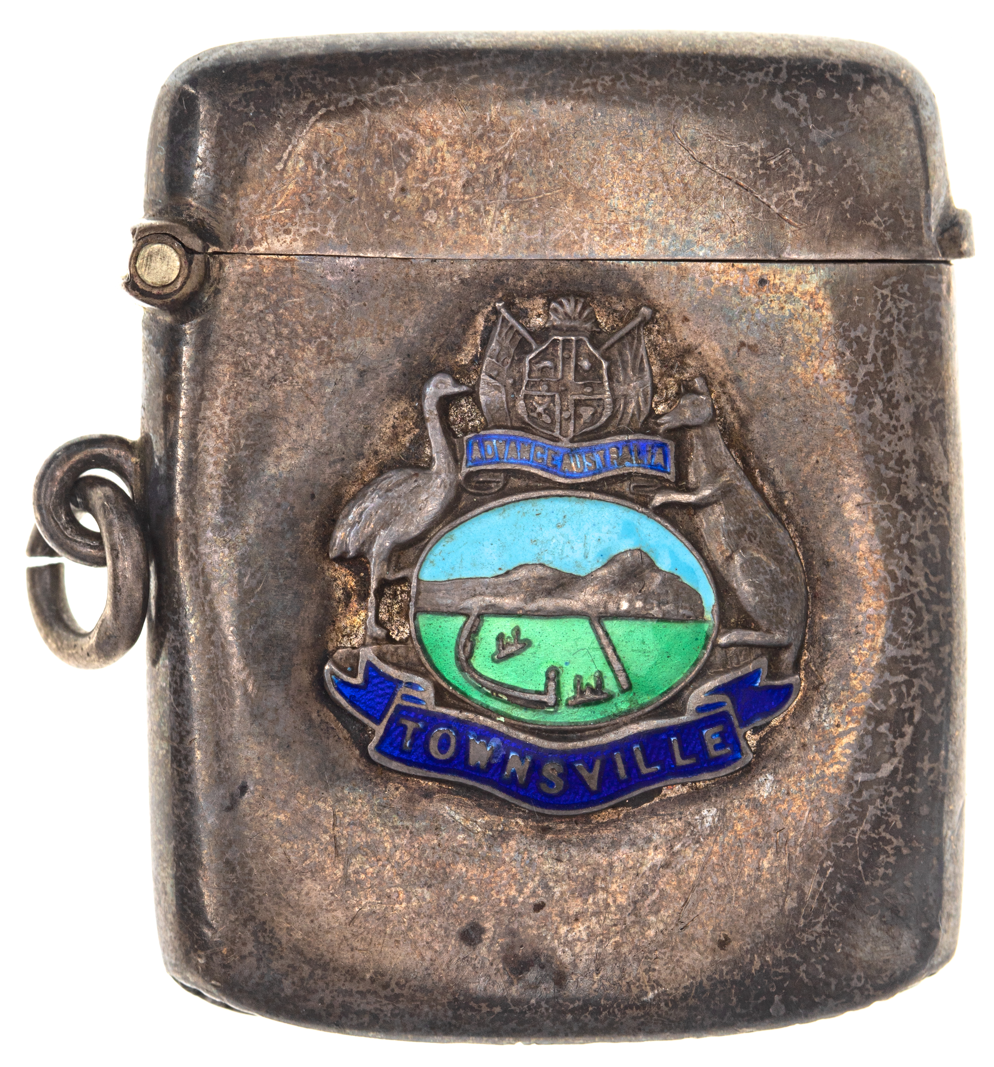 Silver Vesta Case, 1925, EF