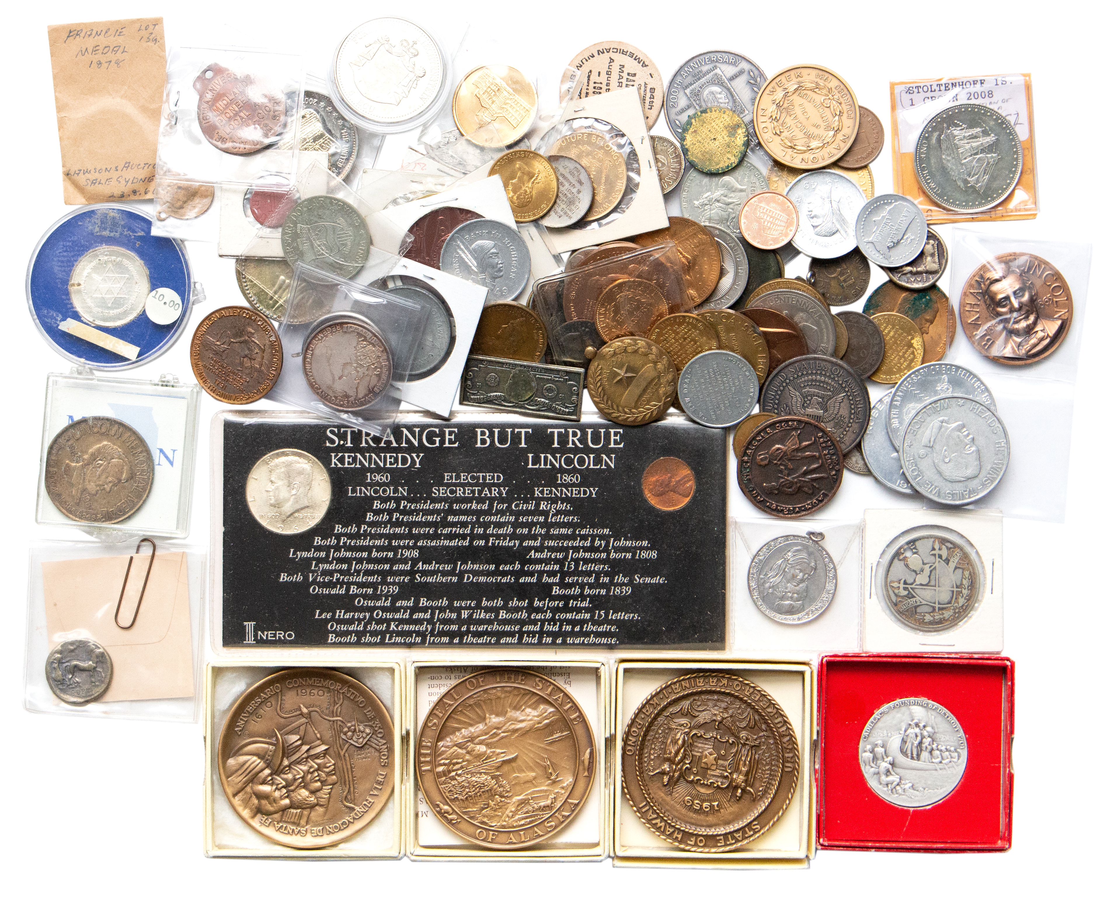 United States, State Foundation Medals, Group, c.1950s - 2020, EF - CHU