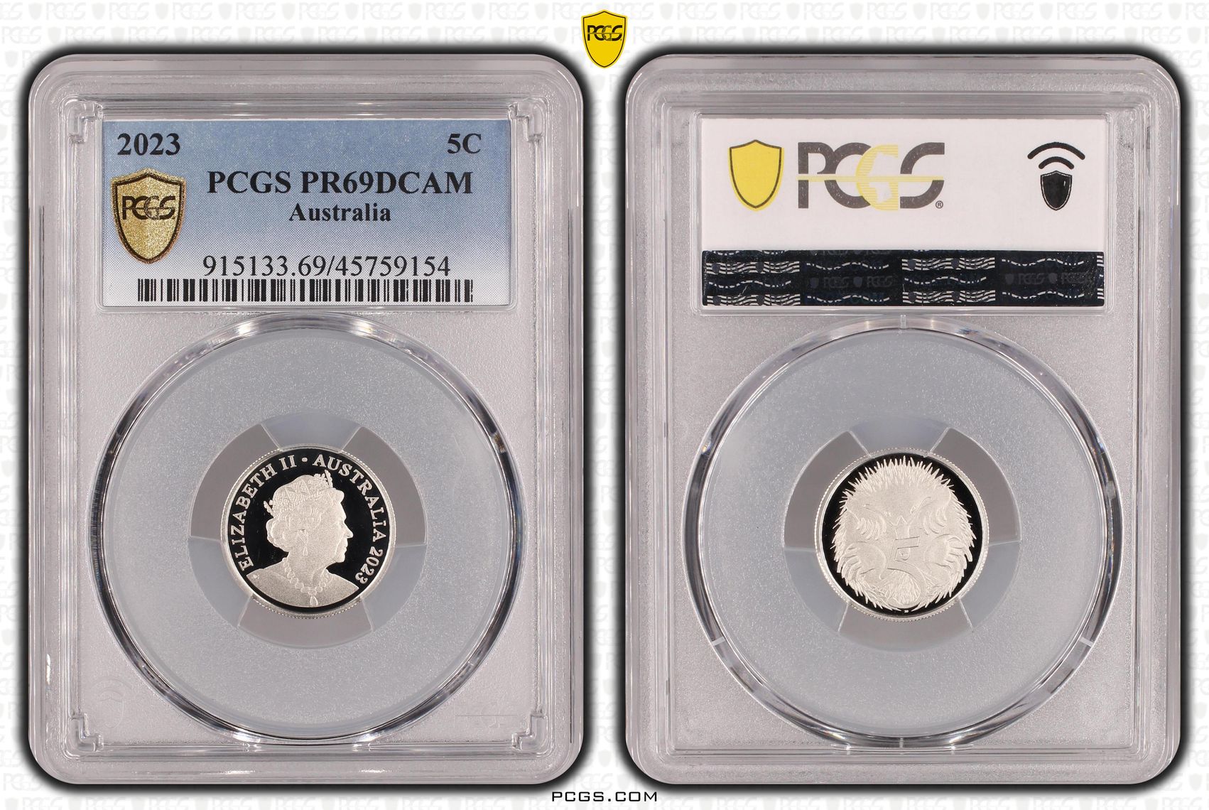 Five Cent, 2023, PCGS PR69DCAM