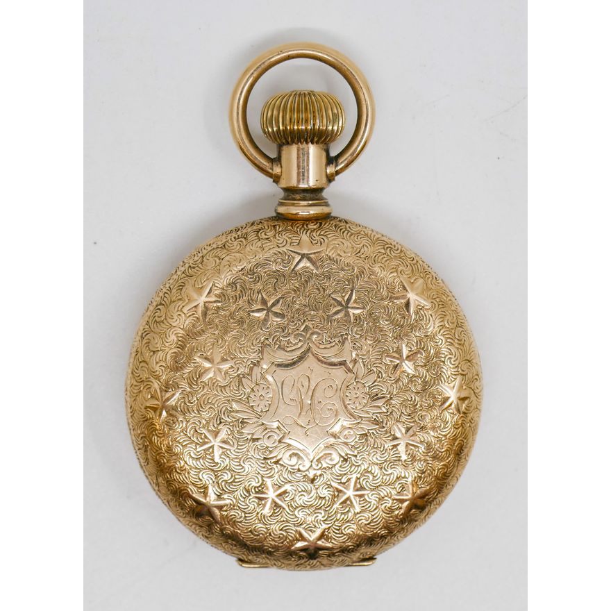 Antique Elgin 14k Cased Pocket Watch 40mm - 53 Grams TW