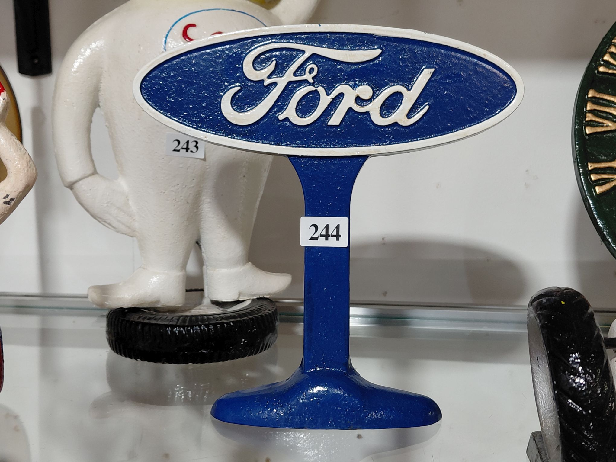 244 · FORD' MOTORS STANDING SIGN