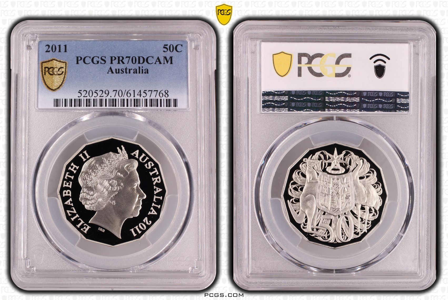 Fifty Cent, 2011, PCGS PR70DCAM