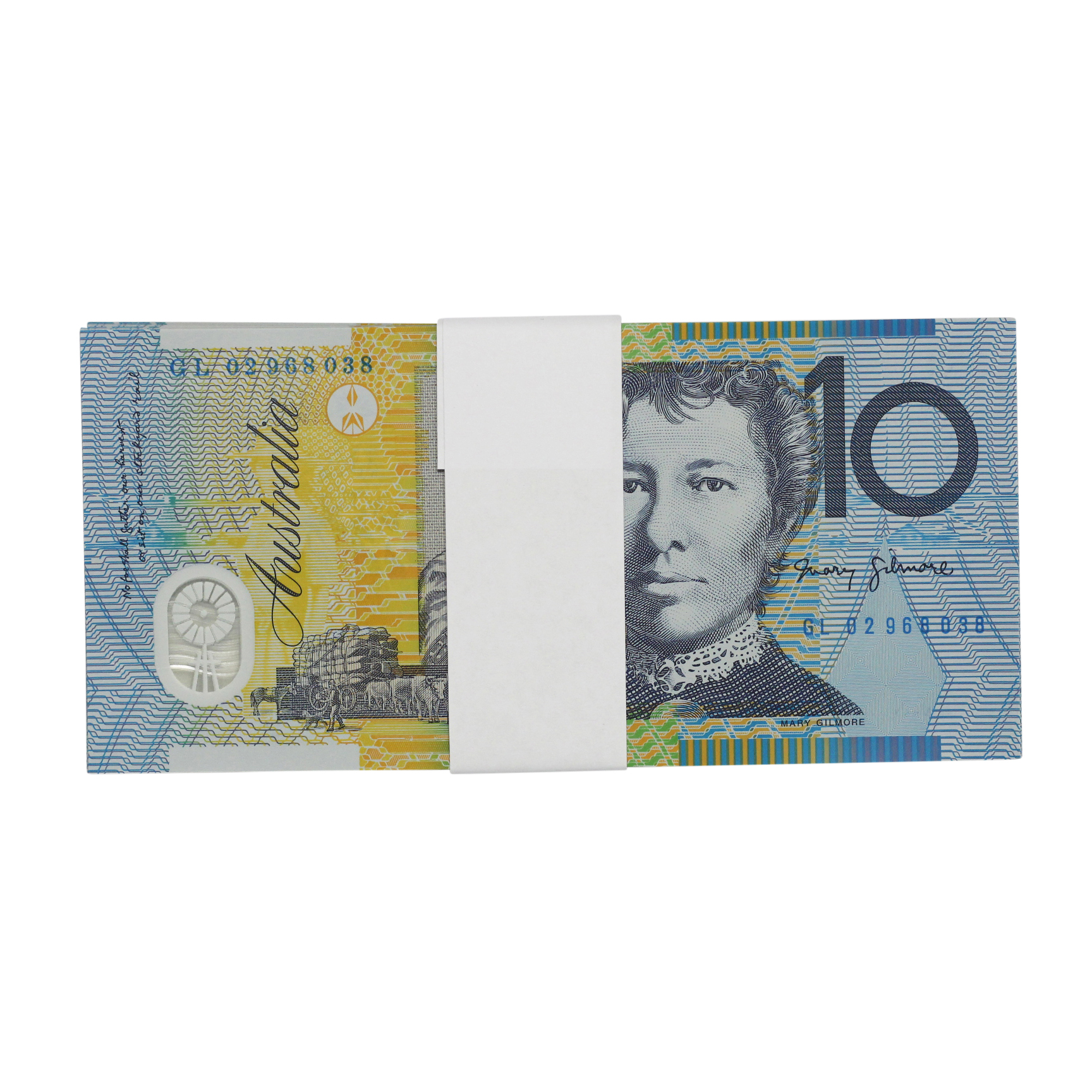 2176. · Bundle, MacFarlane/Henry, Ten Dollars,  2002, UNC