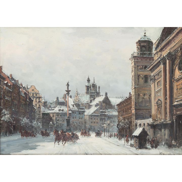 Władysław Chmieliński | Widok Warszawy