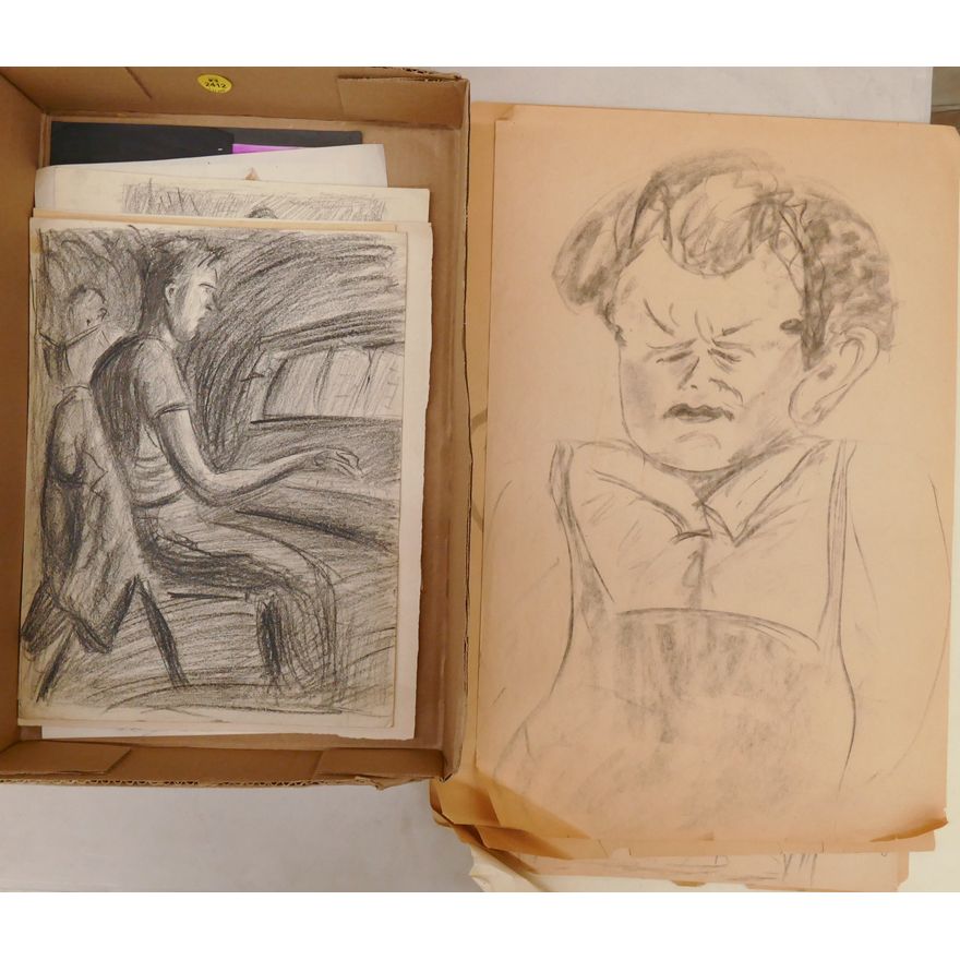 Box & Stack Windsor Utley Sketches and loose drawings- 15pc total