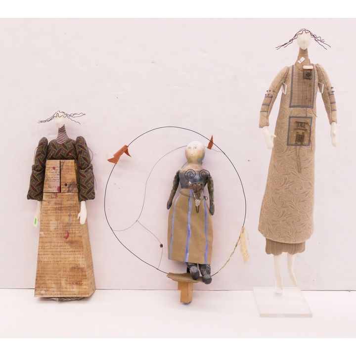 3pc Contemporary Art Dolls- 20-31''