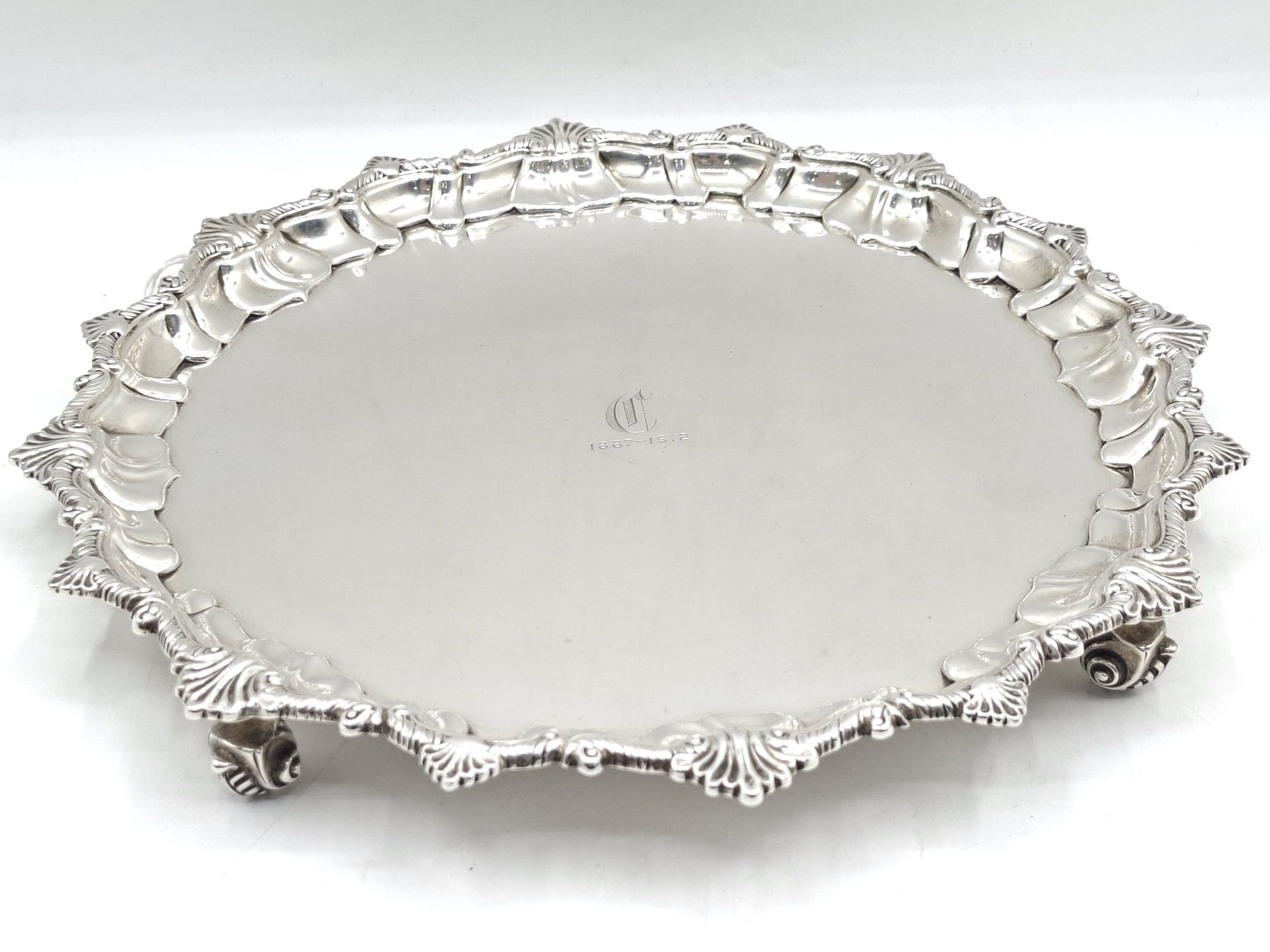 Harrods Sterling Silver Salver