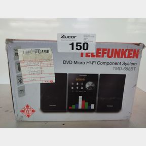TELEFUNKEN TMD-658BT MICRO DVD HI-FI - BUNDLE