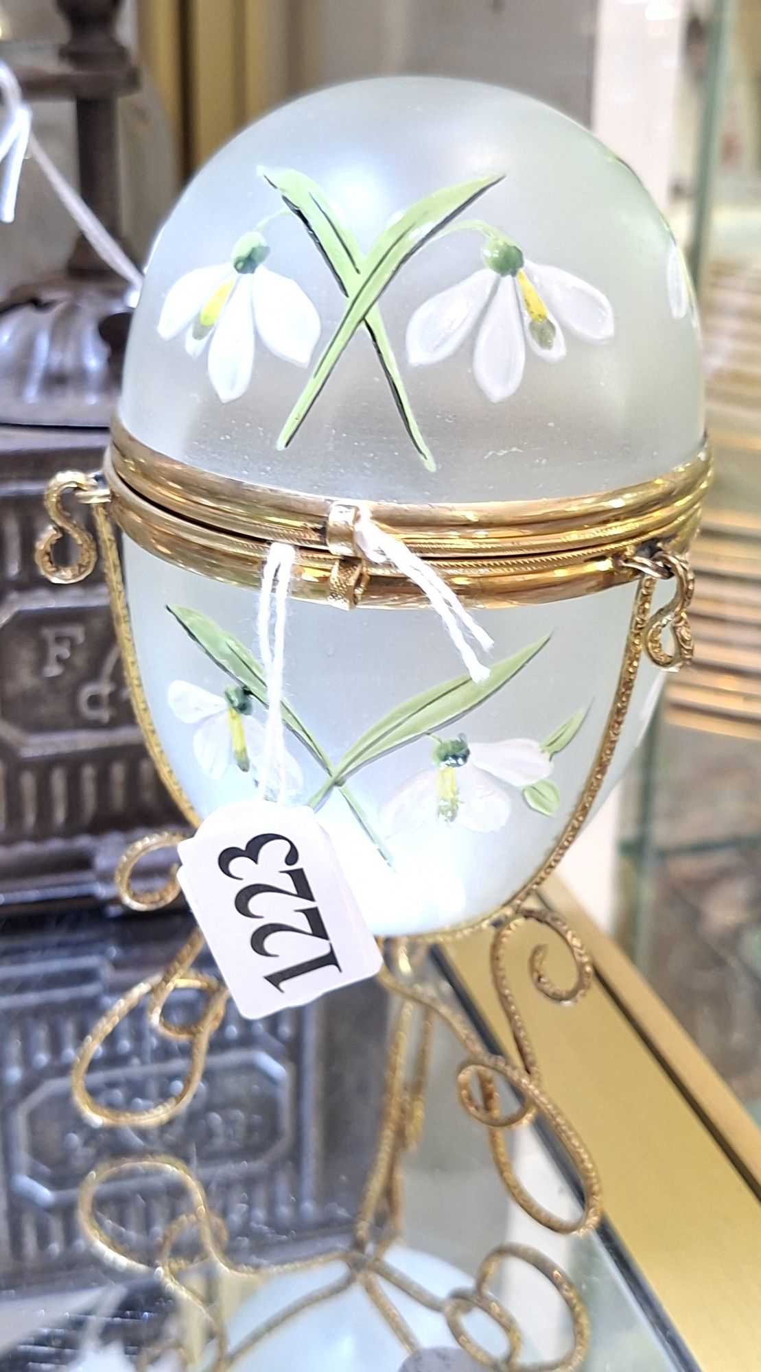 Egg Shaped Trinket Box