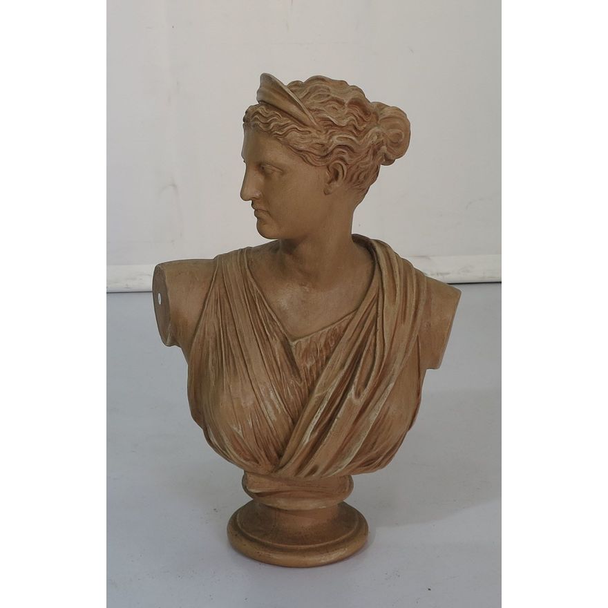 LARGE CLASSICAL TERRACOTTA BUST