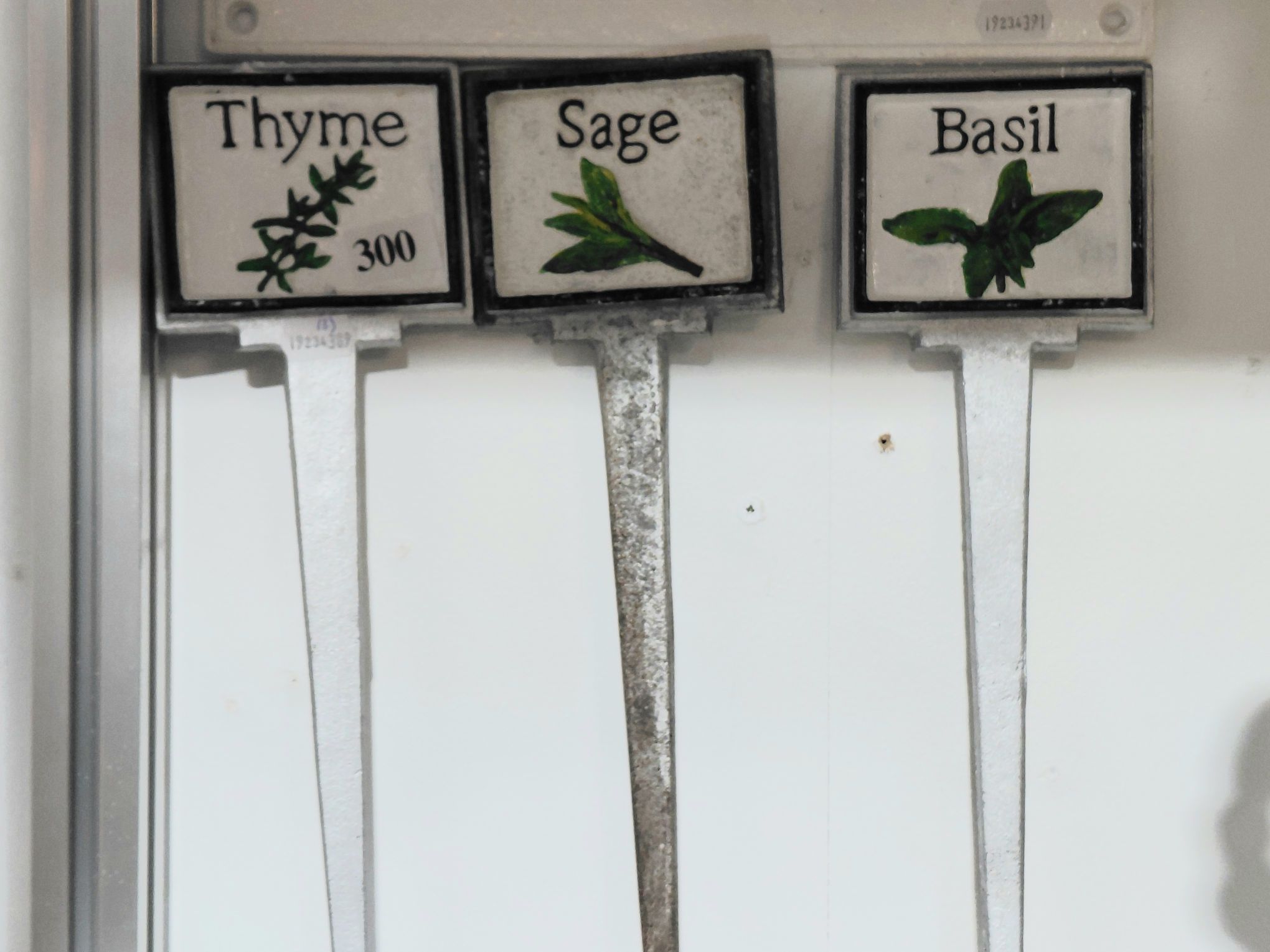 300 · CAST IRON HERB LABELS