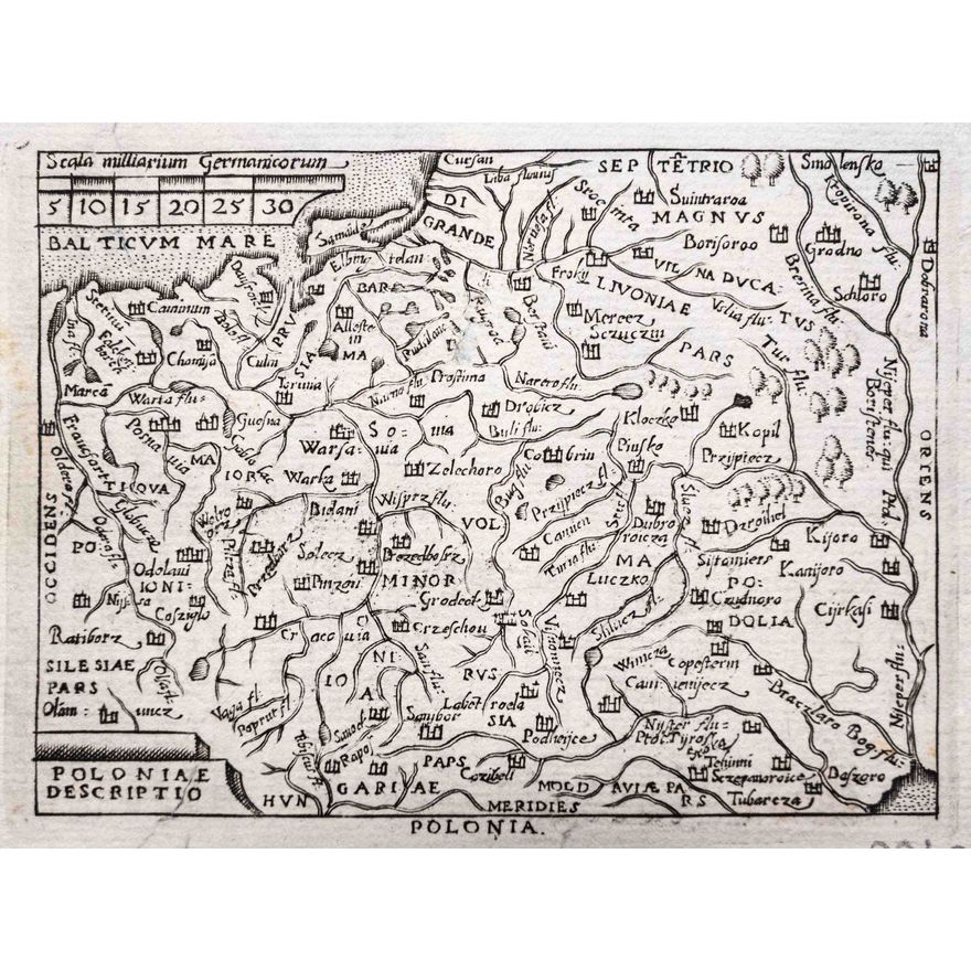 Abraham Ortelius | Poloniae Descriptio