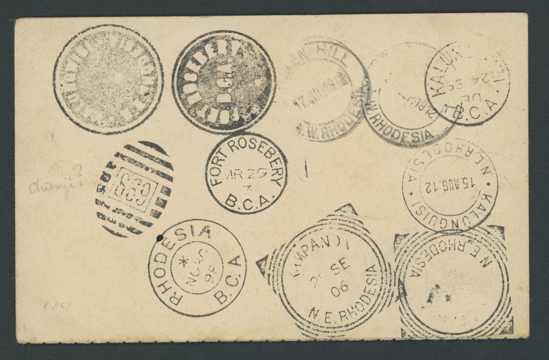 Rhodesia Covers and Cancellations The following seven lots comprise ...