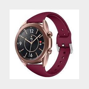 Official Silicone Watch Band For Samsung Galaxy watch 3 45mm-Maroon-51719/628 Bar 9902012750243 B2 (S8)