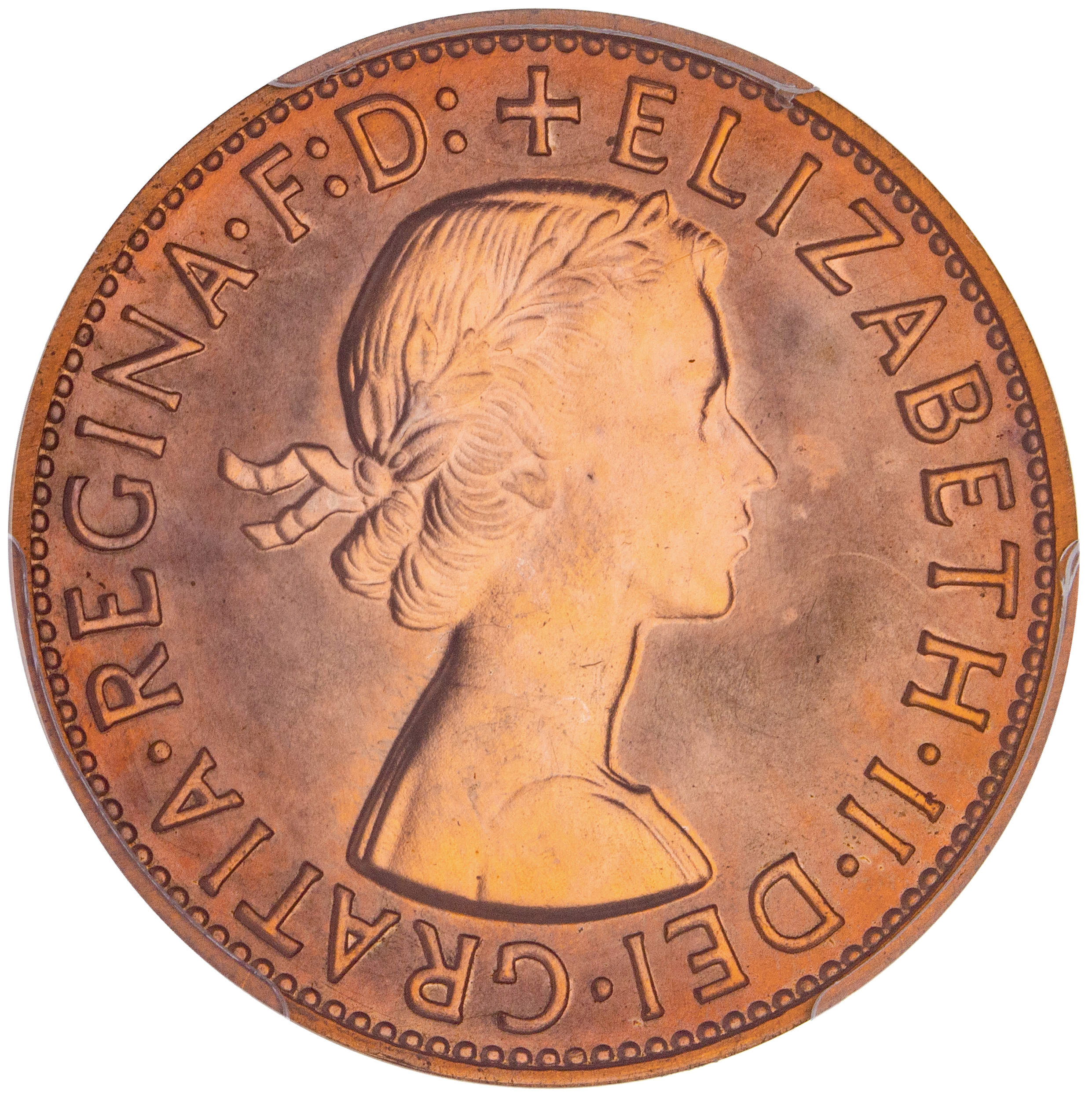 Elizabeth II, Penny, 1960-Y., PR 66RD