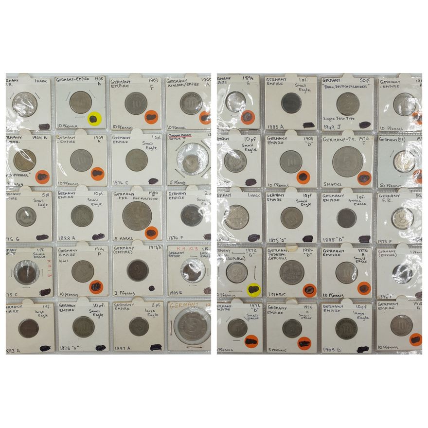 German Coins (x40)