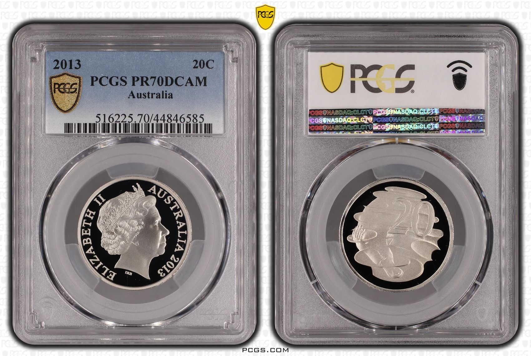 2013 Australia Twenty Cent, 20c PCGS - PR70DCAM POP 15/0 -585