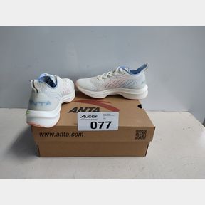 ANTA RUNNING SHOES BEIGE/BLUE/PINK - UK3