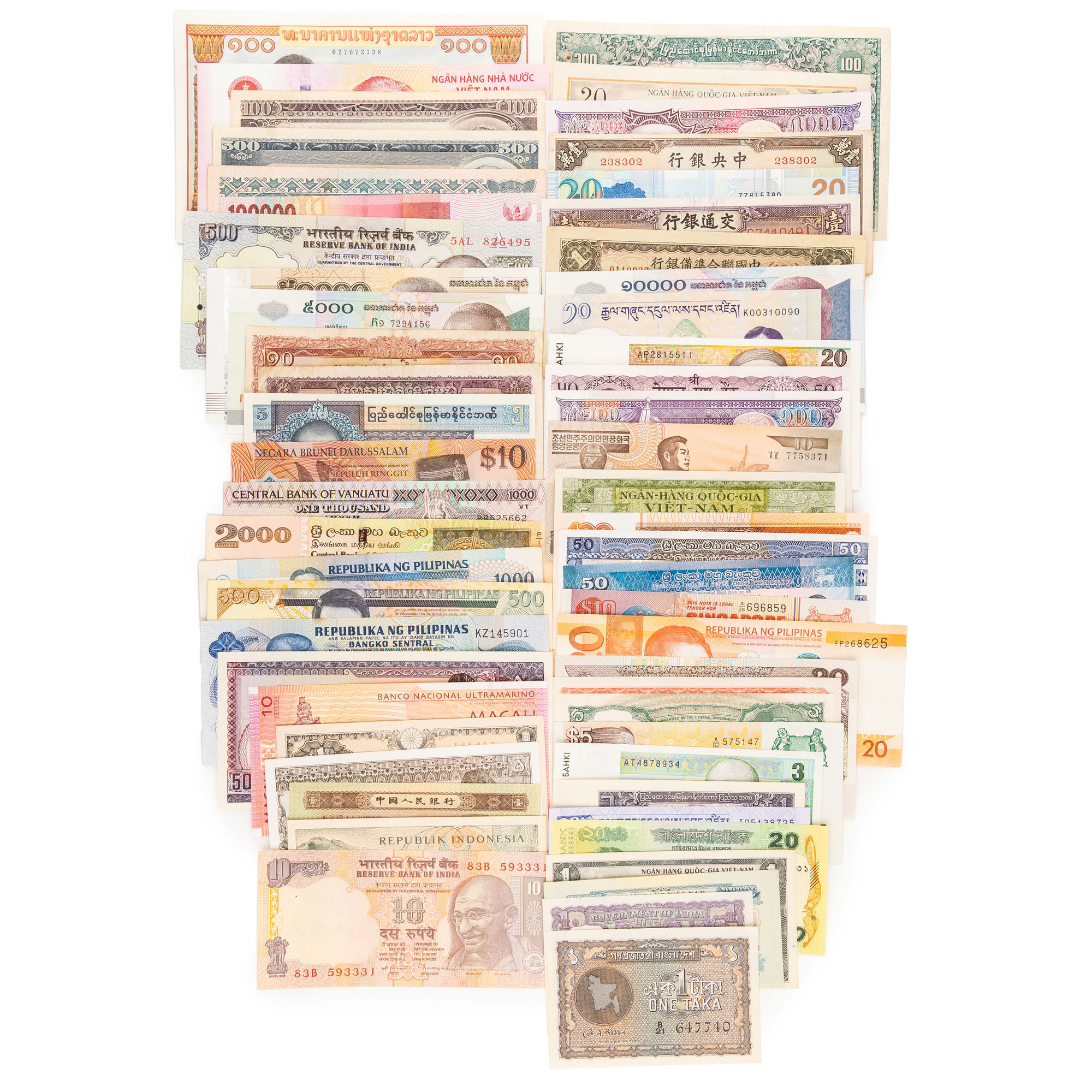 Asia, Miscellaneous, Accumulation, 1900s - 2000s, Fine - UNC