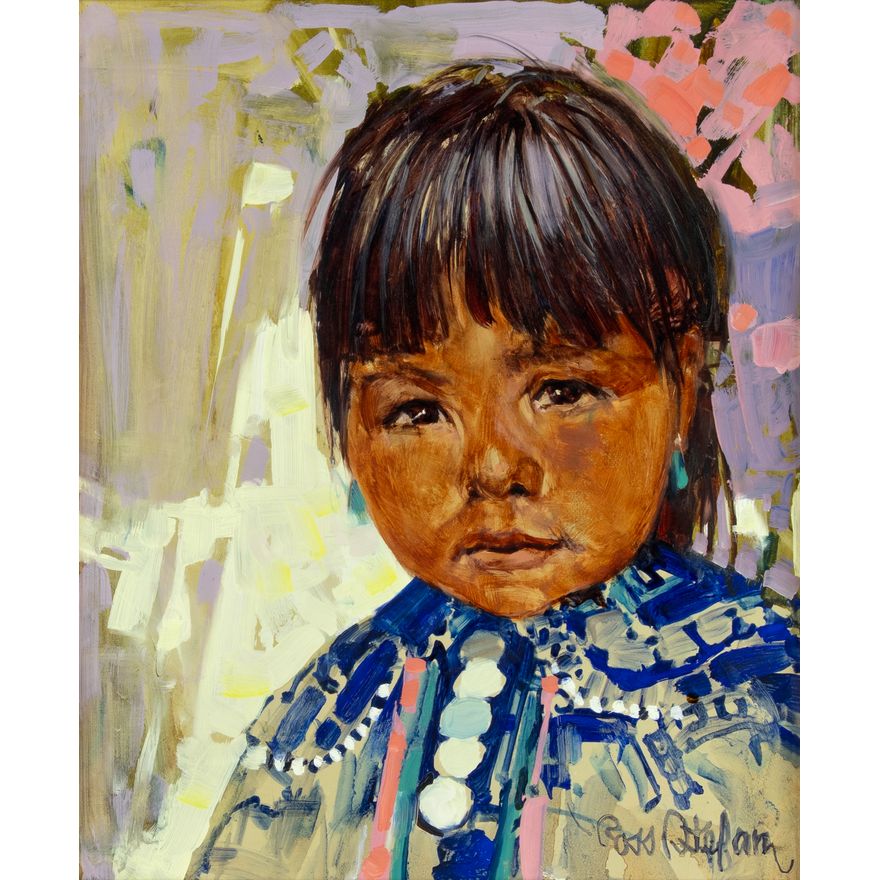 Ross Stefan (1934-1999): Girl from Zihi-Dush-Jhini (Navajo), 1971