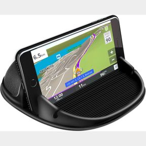 LONCASTER CAR PHONE HOLDER, CAR PHONE MOUNT SILICONE CAR PAD MAT FOR VARIOUS DASHBOARDS, SLIP FREE DESK PHONE STAND COMPATIBLE WIT