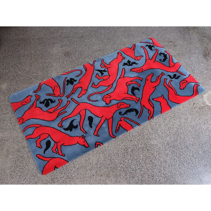 Richard Killeen for Dilana Rugs 'Red Dog'
