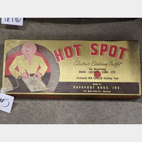 Hot Spot vintage electric engraving set, etching