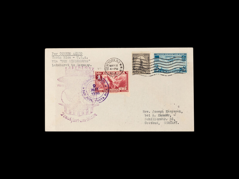 [FLIGHT COVER] 1936, May 9-14. A Cover From the Hindenburg's First Eastbound Flight Originating in C