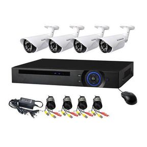 AHD CCTV Direct 4 Channel cctv camera system Full Kit Perfect security|NOT TESTED
