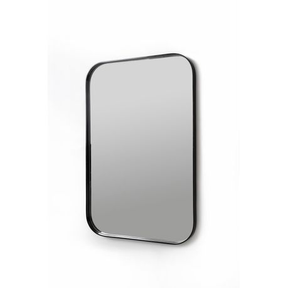 Rectangular mirror black frame | MIRROR CRACKED