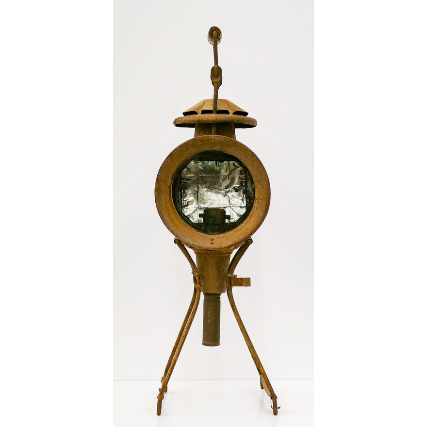 Old Mining Lamp 18''