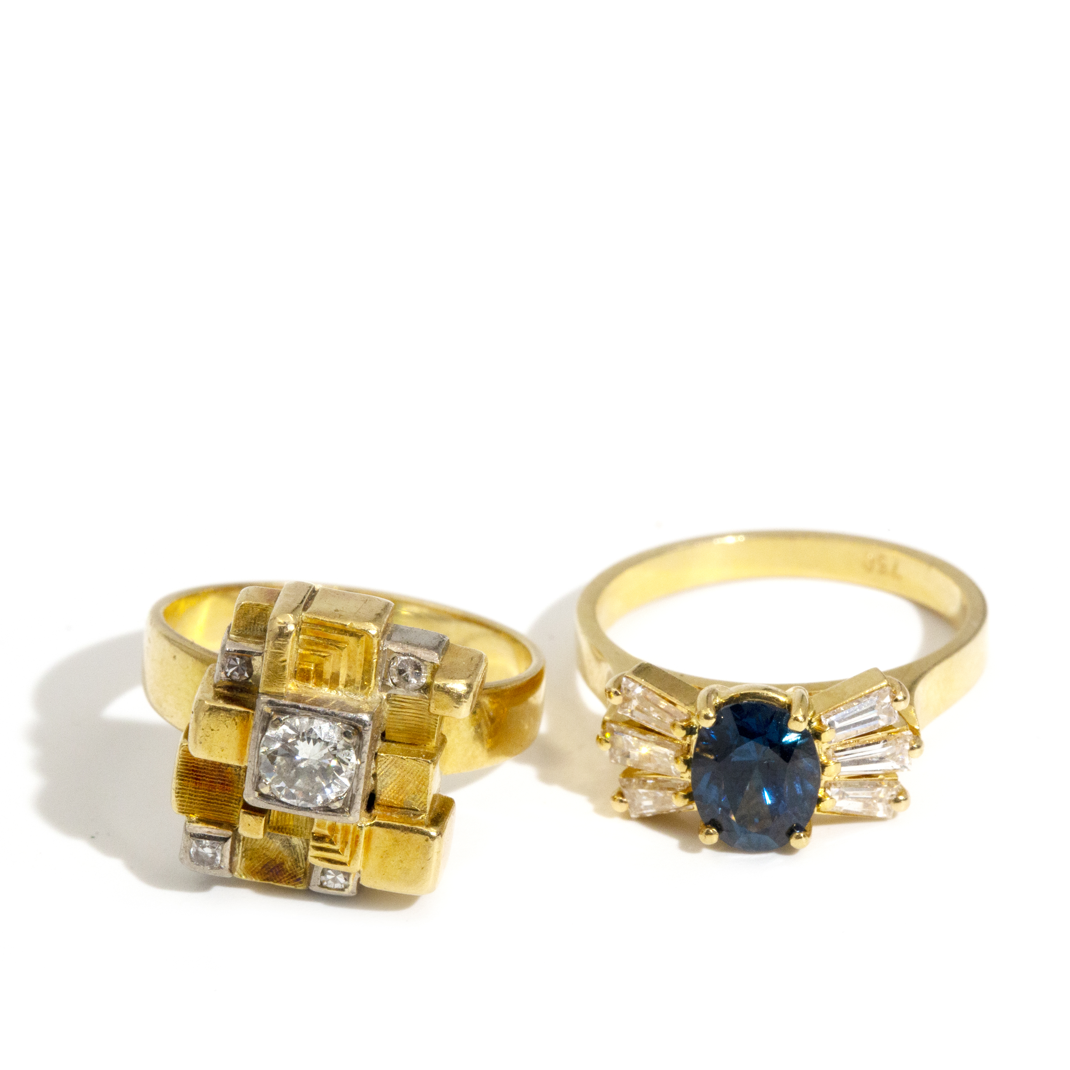 Two 18 Carat Gold Rings