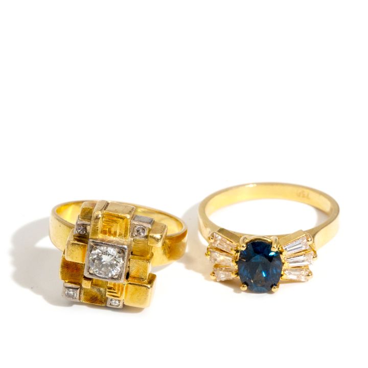 Two 18 Carat Gold Rings